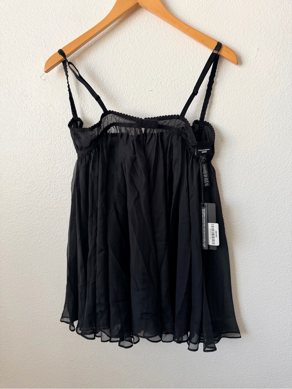 SKIMS x Dolce&Gabbana Babydoll Romance Mini Dress Luxury Designer Size L - Picture 3 of 9